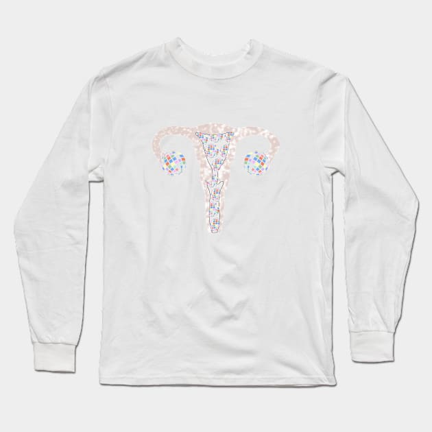 Disco uterus Long Sleeve T-Shirt by morgananjos